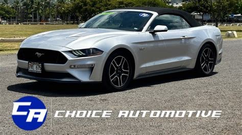 Used 2019 Ford Mustang Gt Premium Convertible Rwd For Sale With Photos Cargurus