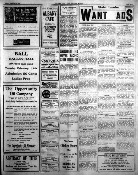 Today In Wyoming's History: February 9