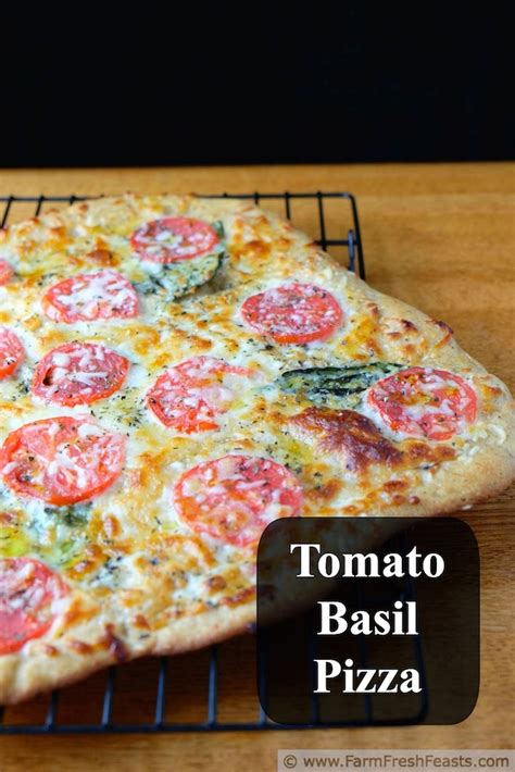 Farm Fresh Feasts Tomato Basil Pizza