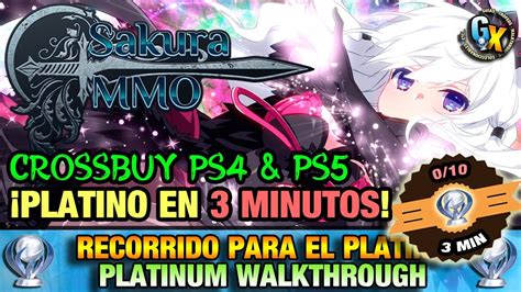 Sakura Mmo Ps Y Ps Platinos De Minutos Recorrido Para