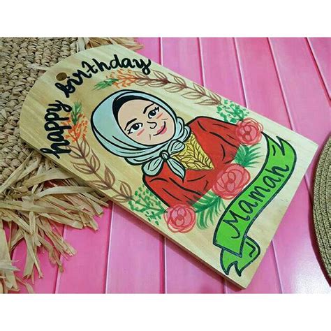 Jual Talenan Lukis Custom Hadiah Kado Wisuda Souvenir Mahar Nikah Hias