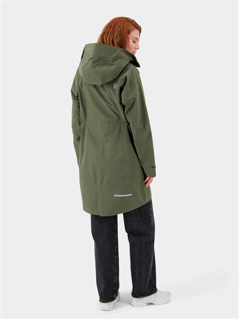 Didriksons Womens Ilma Parka - Deep Green