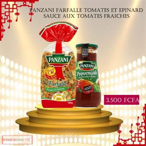 Panzani Pâte Torti Tomates Épinards 500G PANIERDOR