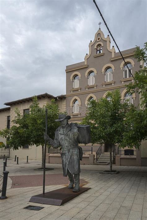 Pilgrim Statue Astorga Spain Editorial Photography Image Of