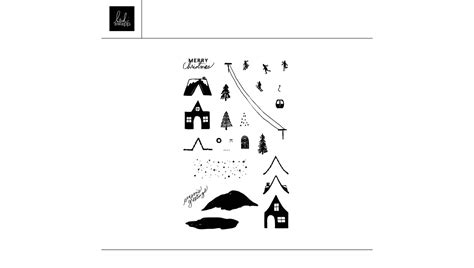 Digital Alpine Village Stamp Set Heidi Swapp Shop