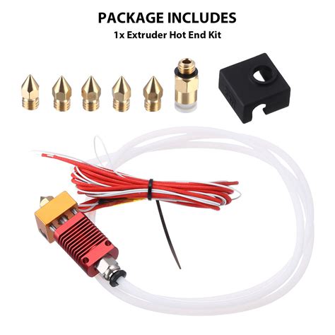 Extruder Heater Hot End Nozzle Kit For Creality Ender 3 3PRO 5 3D Printer Parts EBay