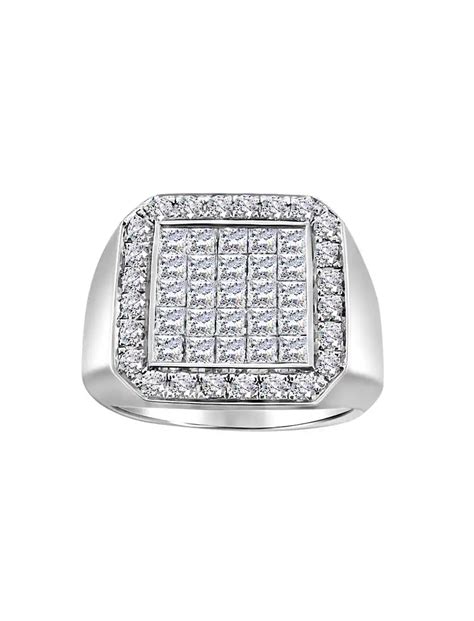 Gents Diamond Pinky Ring | W. Salamoon & Sons Jewellery London
