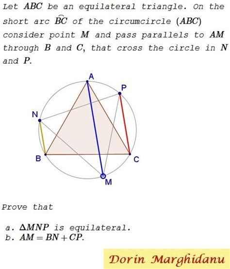 Equilateral Triangle from Equilateral Triangle | Math geometry, Basic ...