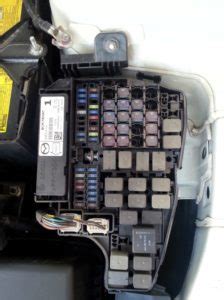 2013-2021 Mazda6 Fuse Box Diagram