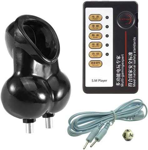 Estim Choc Electroc Anneaux Testiculeanneau Pénien 1 Cube Porno