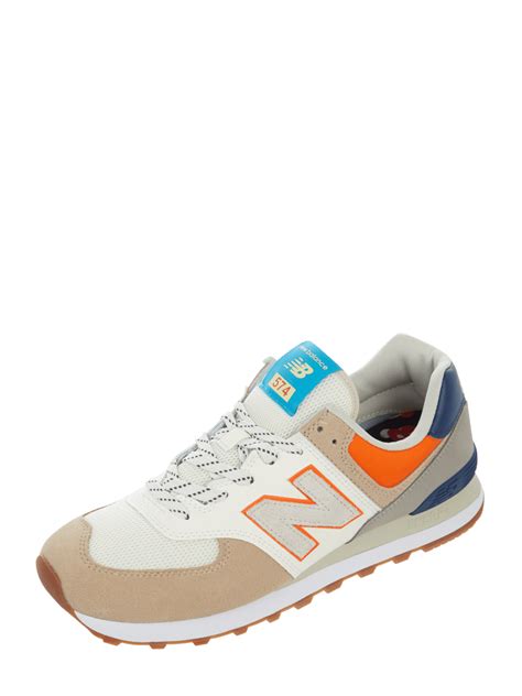 New Balance Sneaker Aus Veloursleder Und Mesh Beige Online Kaufen