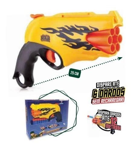 Lan Ador De Dardos Estilo Nerf Lan A Dardos Sem Recarrega Mercadolivre