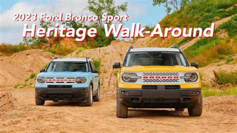 Ford Bronco Sport Heritage And Limited Walk Around Bronco Nation