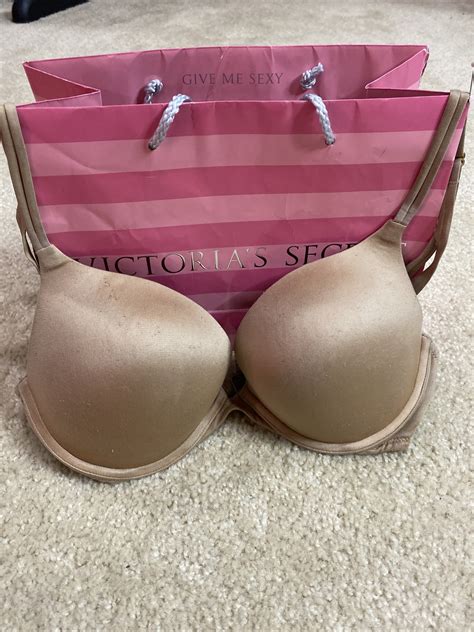 Victorias Secret Lines Demi Beige Nude Bra Size D Gem