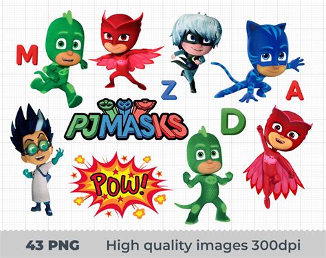 Pj Masks Cartoon Characters At Melba Carey Blog
