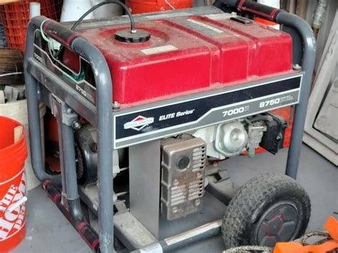 Briggs And Stratton Elite Series 87507000 Watt Portable Generator Ebay