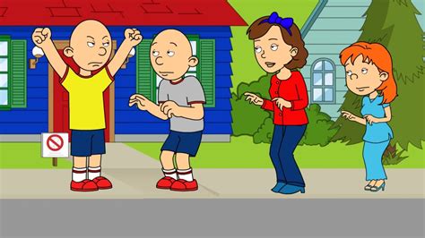 Caillou And Rosie Fight