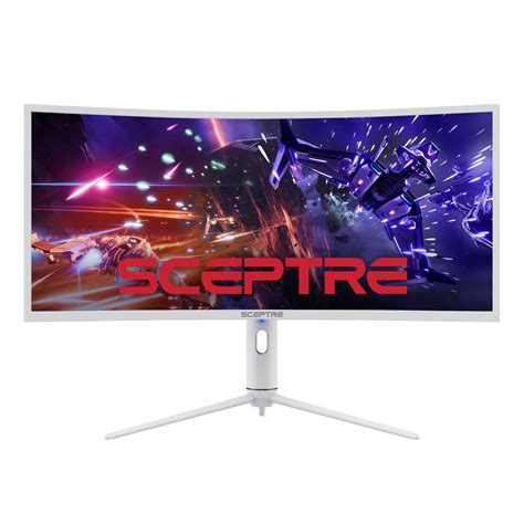 Buy SCEPTRE Nebula White 34 UltraWide 1000R Curved Gaming Monitor 3440