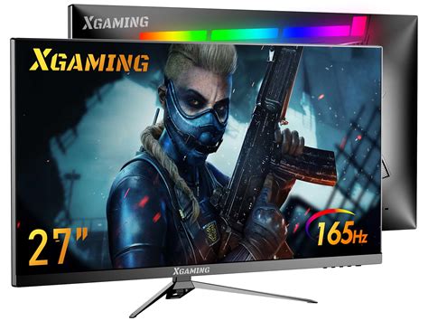 XGaming 27-inch QHD Gaming ELED Monitor with Rainbow Lights, 144Hz ...