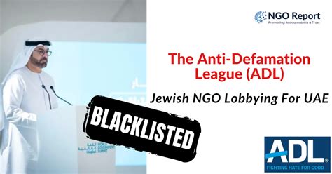 The Anti Defamation League Adl Ngo Report