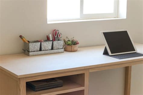 DIY Counter-Height Desk with Storage - Addicted 2 DIY