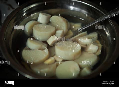 Bamboo Sprout Soup At The Longhouse Of Traditional Dayak Iban Community