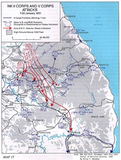 Korean War Maps Series – Part IV | Armchair General Magazine - We Put ...