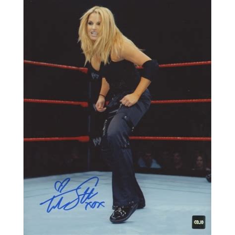 Trish Stratus Signed Wwe X Photo Inscribed Xox Cojo Coa