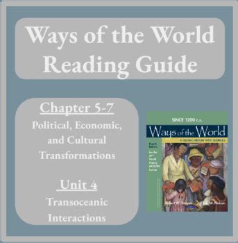 Ways Of The World Strayer Reading Guide For AP World History Unit 4