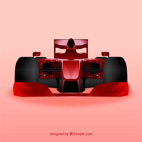 Free Vector | Formula 1 racing car with realistic design