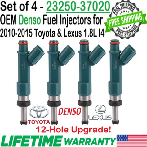 Pcs Oem Denso Hole Upgrade Fuel Injectors For Lexus