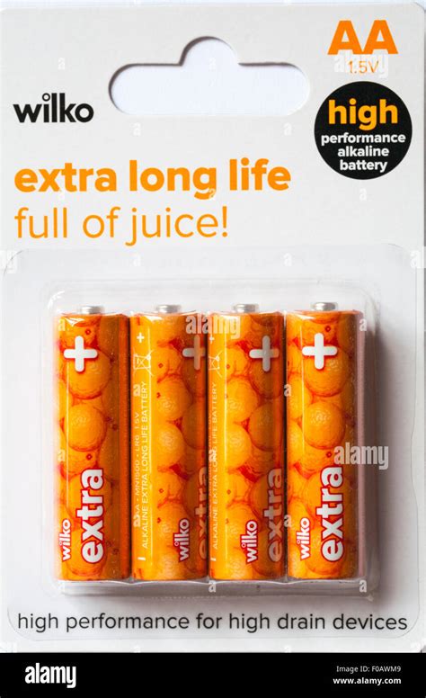 Pack Of Wilko Extra Long Life Full Of Juice High Performance Alkaline