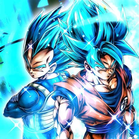 SSB Vegeta & SSB Goku Custom dblegends Art