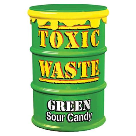 Toxic Waste Green Sour Candy Santikos Foods