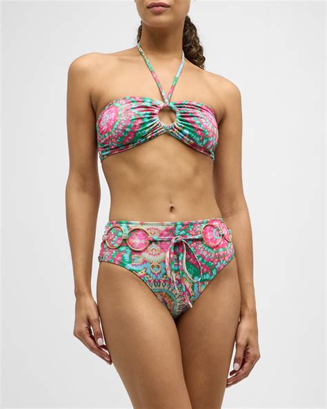 Ramy Brook Palais Printed Elmar Bikini Top Neiman Marcus