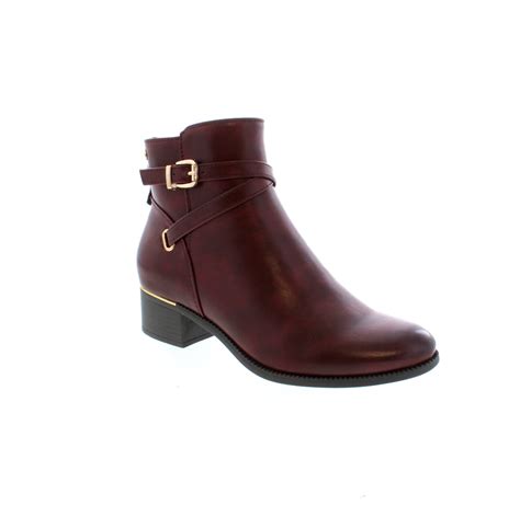 Lady Comfort Becka 02 Bordeaux Sole City Shoes