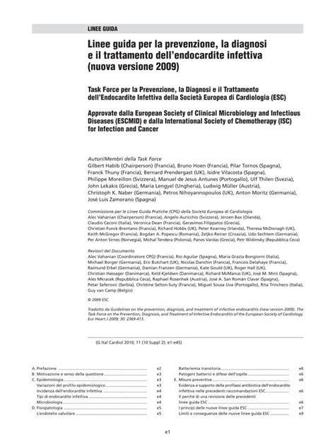 PDF LINEE GUIDA Linee Guida Per La Prevenzione La Diagnosi E E