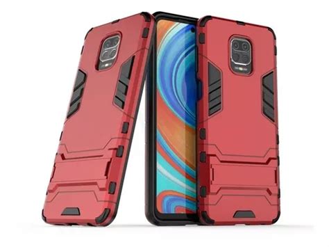 Funda Para Xiaomi Redmi Note 9 Pro Iron Antishock Y Mica 9d Meses Sin