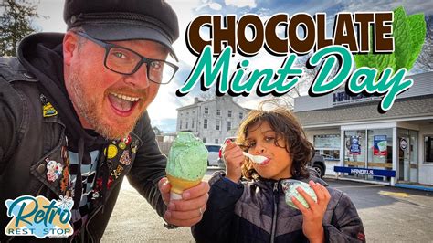 Celebrating National Chocolate Mint Day At Handels Homemade Ice Cream