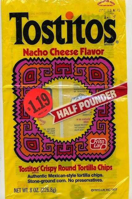 Nacho Cheese Tostitos Bag Tostitos Nacho Cheese Retro Recipes