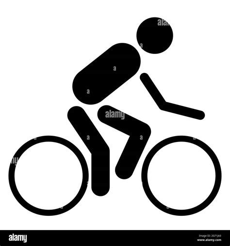 Summer Olympic Games Sports Vector Icons Pictogram For Cycling Stock