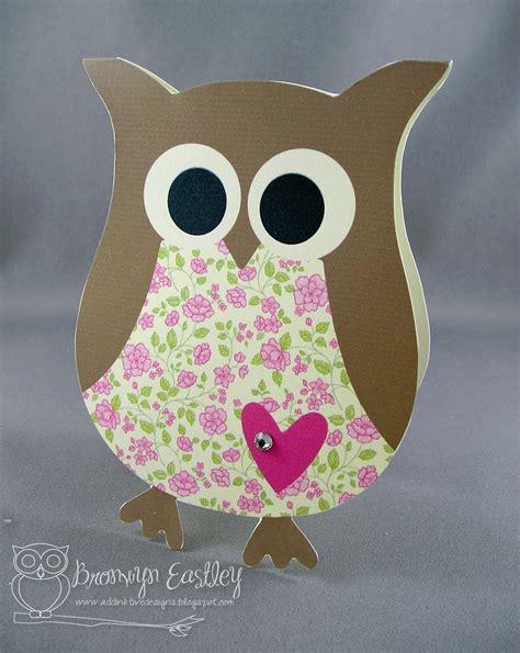 Addinktive Designs At Blogger Making Owl Cards With Mds And The