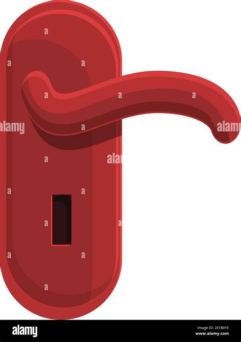 Metal Door Handle Icon Cartoon Of Metal Door Handle Vector Icon For