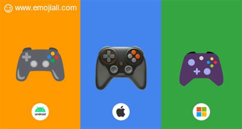 🎮︎” Meaning Video Game Gamepad Emoji Emojiall