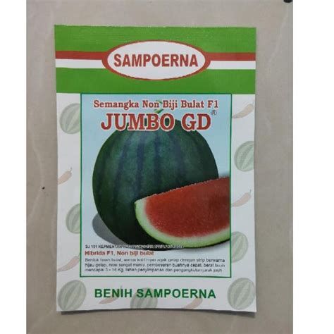 Jual Benih Semangka Non Biji Jumbo Gd Shopee Indonesia