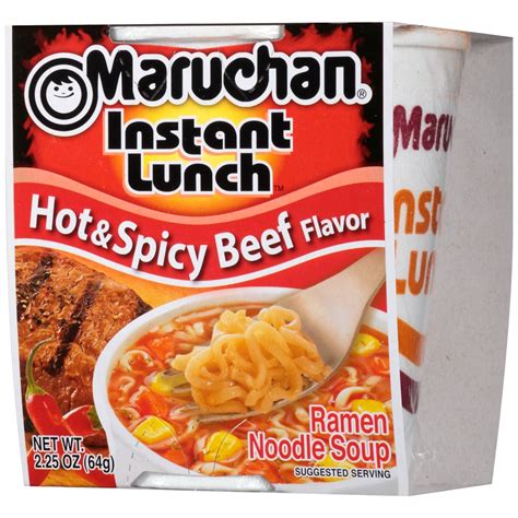 Maruchan Instant Lunch Hot Spicy Beef Flavor Ramen Noodle Soup Oz Shipt