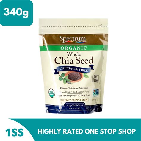 Spectrum Organic Whole Chia Seed G Shopee Philippines