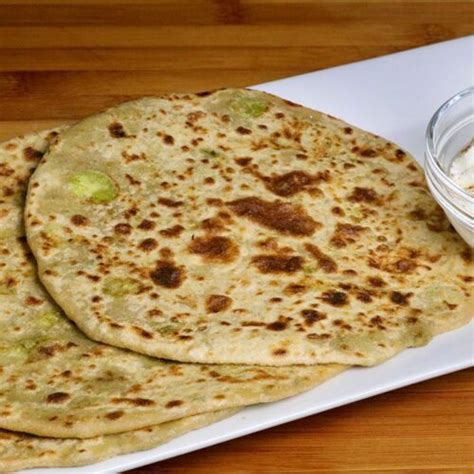 Peas Paratha Recipe Peas Stuffed Indian Bread Hare Matar Ka Paratha