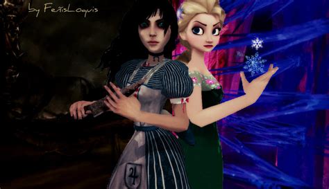 Alice and Elsa by AliceLiddell34 on DeviantArt