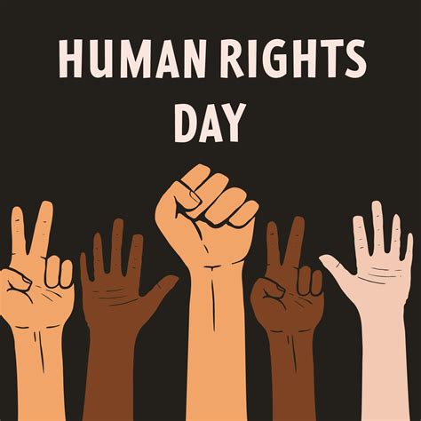 Flat Hand Drawn Human Rights Day Illustration 14763076 Vector Art At